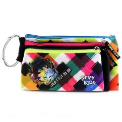 Cieľ 3 Zip Betty Boop School Pencil Case 01423