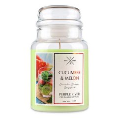 Veľká sviečka Purple River, Cucumber Melon