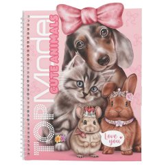 Kreatívny blok nálepiek Top Model Roztomilé zvieratká