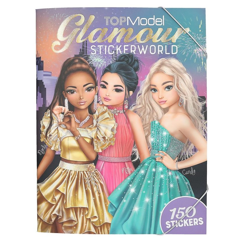 Kreatívny zošit Top Model Glamour 150 samolepiek