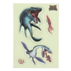 Gelové samolepky Glibbies Dino World Belemnit