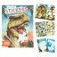 Kreatívny pracovný zošit so samolepkami Dino World Number Stickers