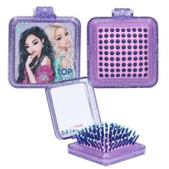 Skládací kartáč na vlasy se zrcátkem Top Model Beauty&Me