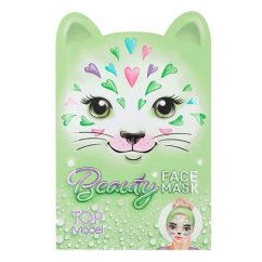 Pleťová maska Top Model Cat Beauty & Me, green
