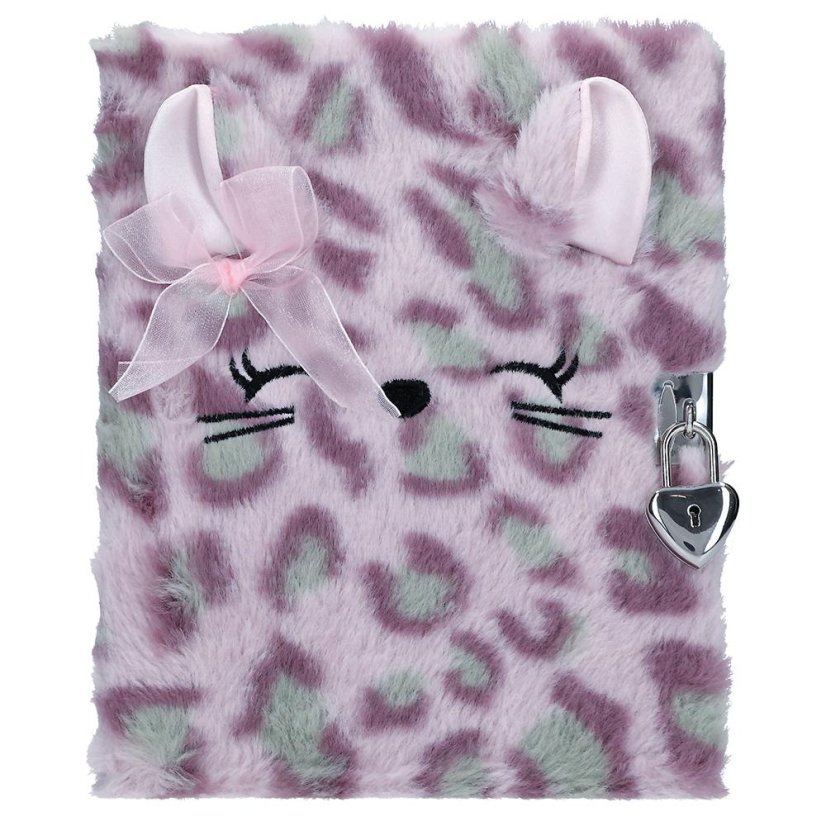 Plyšový zápisník se zámkem Top Model