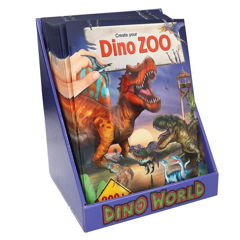 Kreatívna kniha nálepiek „Vytvor si vlastnú Dino ZOO“