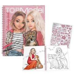 Kreatívna omaľovánka s nálepkami Top Model LeoHeart