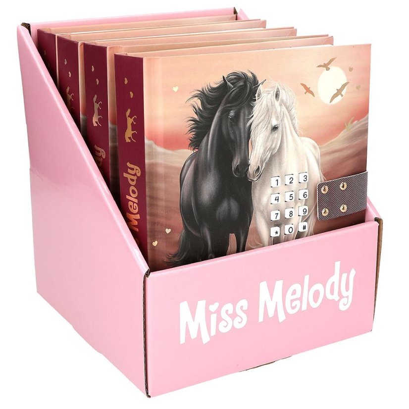 Deníček s kódem a melodií Miss Melody