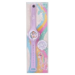 Lesk na pery v náramku Ylvi, fialový remienok