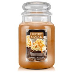 Sviečka Country Candle veľká, karamelová čokoláda