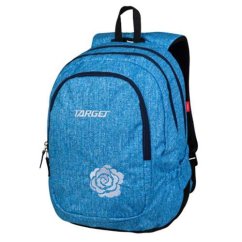 Target 3 Zip Duel Bright Denim Student Backpack 26939