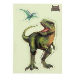 Gelové samolepky Glibbies Dino World T-Rex