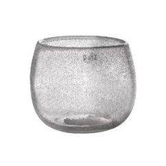 DutZ Pot Clear Bubbles sklenený kvetináč