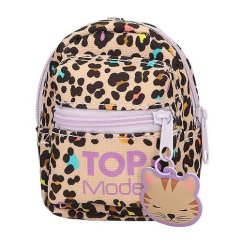Prívesok s karabínkou v tvare batohu Top Model Talita, leopard