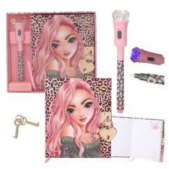 Diár so zámkom a tajným perom s UV svetlom Top Model