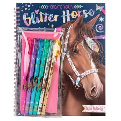 Omaľovánky Miss Melody, vytvoriť si Glitter Horse