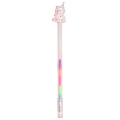 Ylvi Icy Unicorn viacfarebné gélové pero, ružové