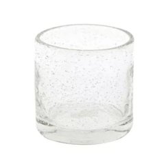 Skleněný svícen DutZ Votive Clear Bubbles