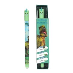 Gélové pero s viečkom, ktoré sa dá vymazať Dino World