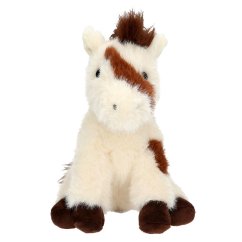 Plyšový koník Miss Melody – strakatý, 20 cm