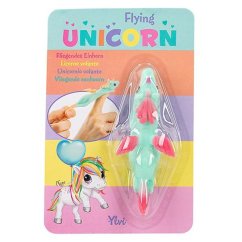 Létající jednorožec Ylvi Unicron green, dark pink