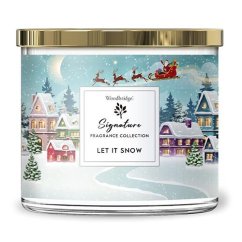 WoodBridge Signature Candle, Let it Snow