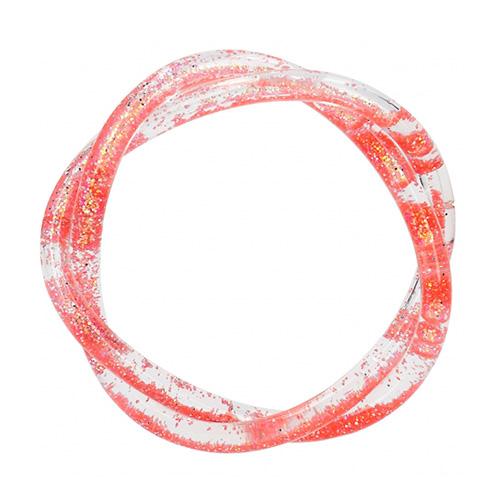 Dvojitý náramok Ylvi s trblietkami, oranžový