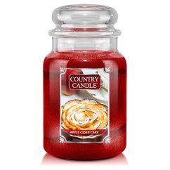 Sviečka Country Candle veľká, jablkový koláč