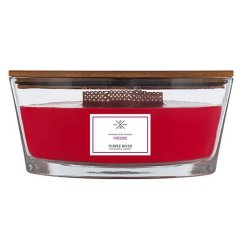 Purple River Ellipse Candle, Fireside