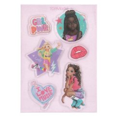 Silikónové nálepky Top Model Girl Power Candy, Malia & Talita